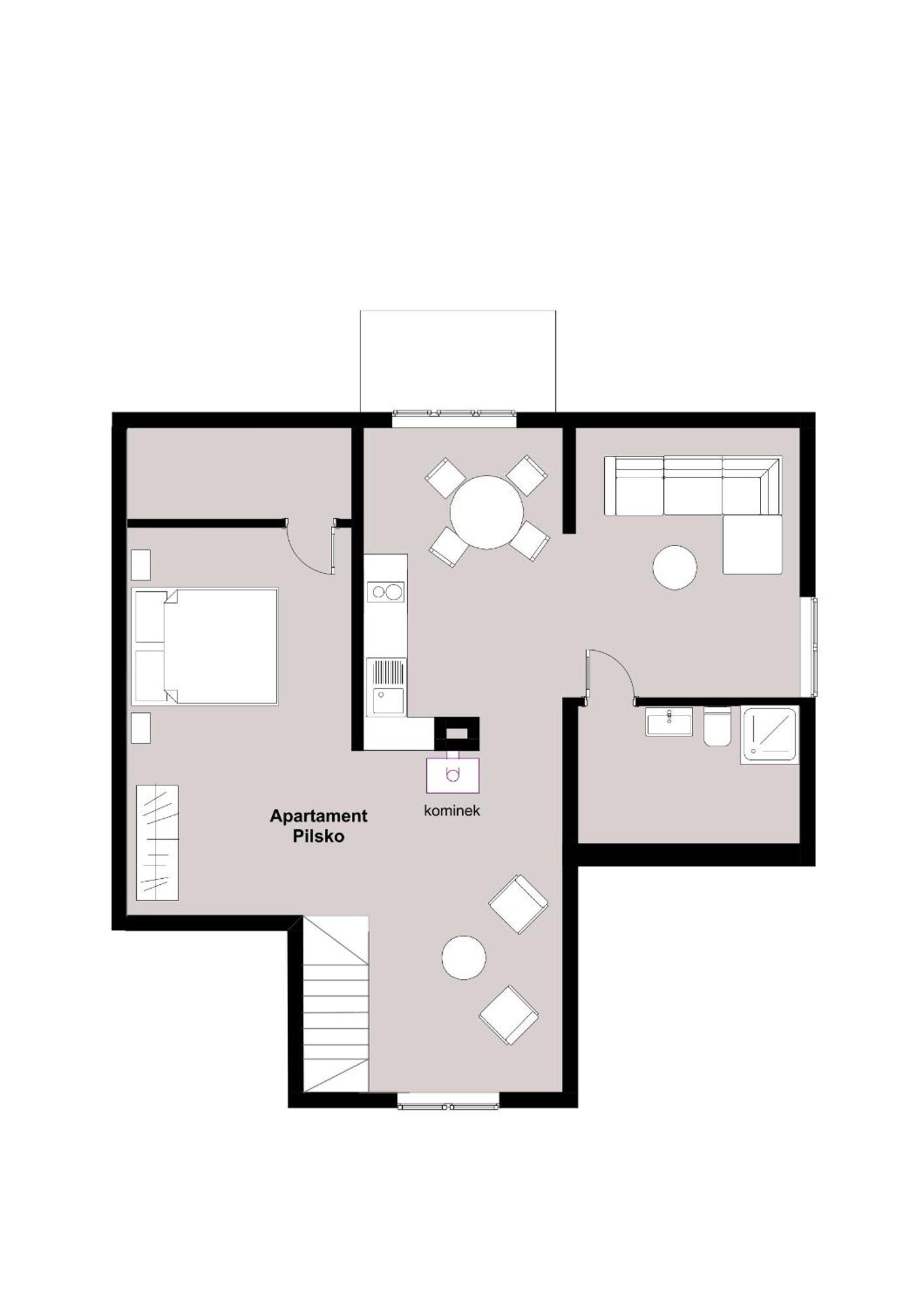 W Deski Dom Apartamenty Krzyzowa Esterno foto