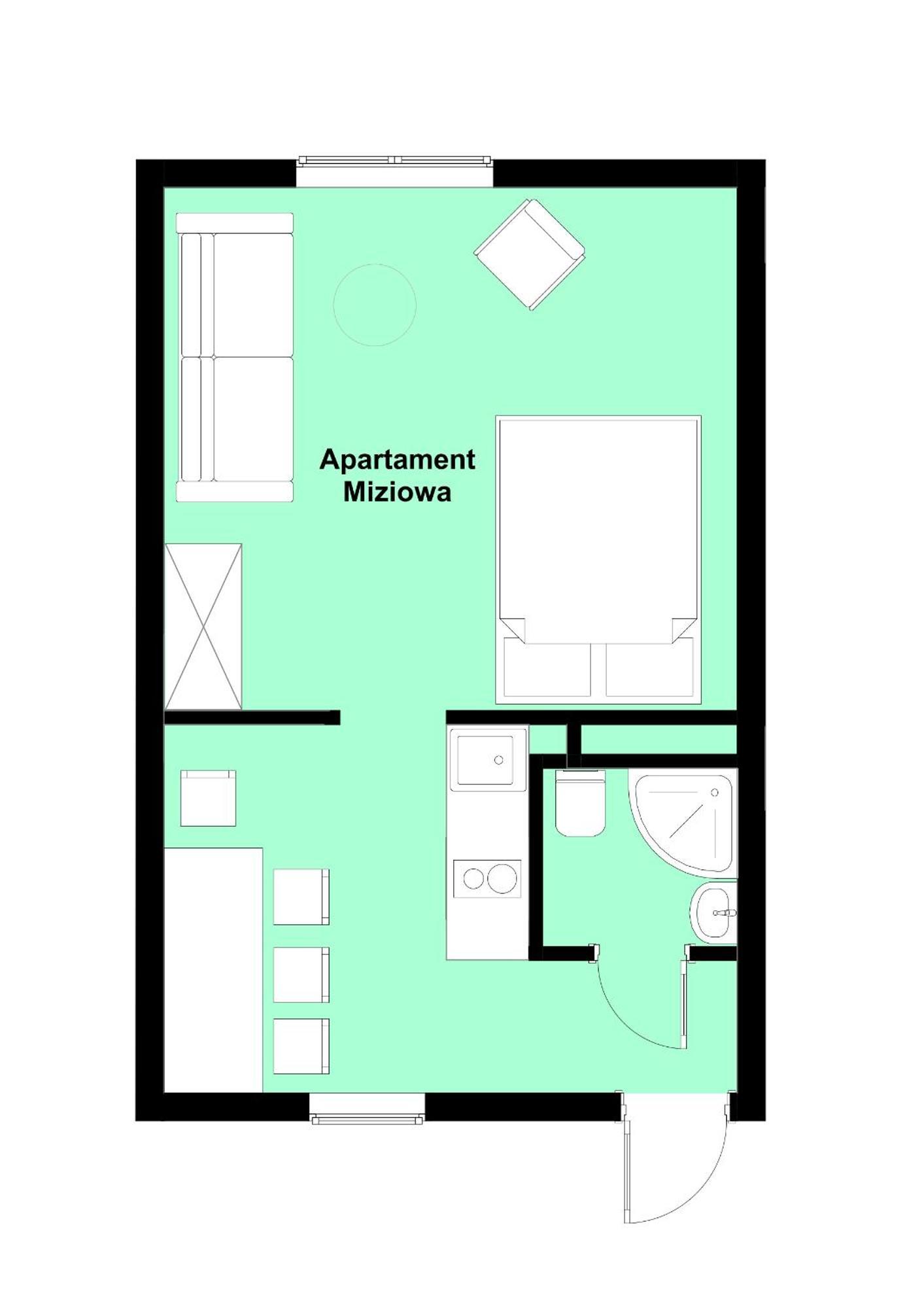 W Deski Dom Apartamenty Krzyzowa Esterno foto
